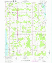 Gustavus Ohio Historical topographic map, 1:24000 scale, 7.5 X 7.5 Minute, Year 1961