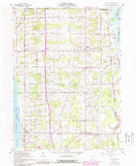 Gustavus Ohio Historical topographic map, 1:24000 scale, 7.5 X 7.5 Minute, Year 1961