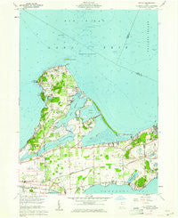 Gypsum Ohio Historical topographic map, 1:24000 scale, 7.5 X 7.5 Minute, Year 1959