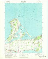 Gypsum Ohio Historical topographic map, 1:24000 scale, 7.5 X 7.5 Minute, Year 1969