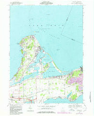 Gypsum Ohio Historical topographic map, 1:24000 scale, 7.5 X 7.5 Minute, Year 1969