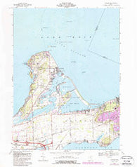 Gypsum Ohio Historical topographic map, 1:24000 scale, 7.5 X 7.5 Minute, Year 1969
