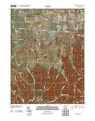Hallsville Ohio Historical topographic map, 1:24000 scale, 7.5 X 7.5 Minute, Year 2010
