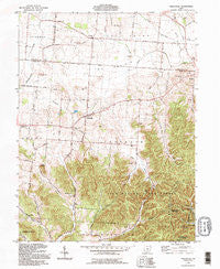 Hallsville Ohio Historical topographic map, 1:24000 scale, 7.5 X 7.5 Minute, Year 1992