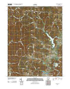 Hamden Ohio Historical topographic map, 1:24000 scale, 7.5 X 7.5 Minute, Year 2010