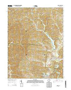 Hamden Ohio Historical topographic map, 1:24000 scale, 7.5 X 7.5 Minute, Year 2013