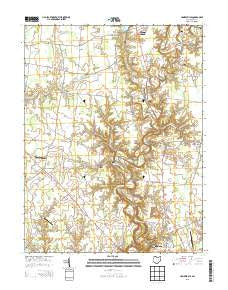 Hamersville Ohio Historical topographic map, 1:24000 scale, 7.5 X 7.5 Minute, Year 2013