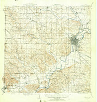 Hamilton Ohio Historical topographic map, 1:62500 scale, 15 X 15 Minute, Year 1915