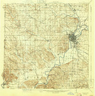 Hamilton Ohio Historical topographic map, 1:62500 scale, 15 X 15 Minute, Year 1917