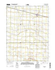 Hamler Ohio Historical topographic map, 1:24000 scale, 7.5 X 7.5 Minute, Year 2013