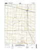 Hamler Ohio Current topographic map, 1:24000 scale, 7.5 X 7.5 Minute, Year 2016