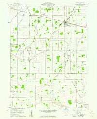 Hamler Ohio Historical topographic map, 1:24000 scale, 7.5 X 7.5 Minute, Year 1960