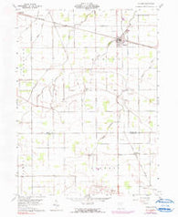 Hamler Ohio Historical topographic map, 1:24000 scale, 7.5 X 7.5 Minute, Year 1960