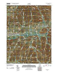 Hanover Ohio Historical topographic map, 1:24000 scale, 7.5 X 7.5 Minute, Year 2010