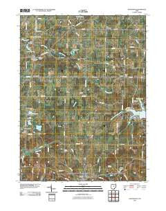 Hanoverton Ohio Historical topographic map, 1:24000 scale, 7.5 X 7.5 Minute, Year 2010