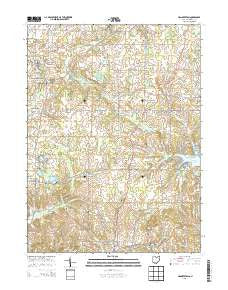 Hanoverton Ohio Historical topographic map, 1:24000 scale, 7.5 X 7.5 Minute, Year 2013