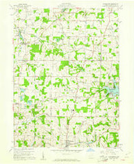 Hanoverton Ohio Historical topographic map, 1:24000 scale, 7.5 X 7.5 Minute, Year 1959