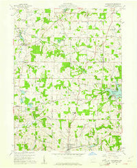 Hanoverton Ohio Historical topographic map, 1:24000 scale, 7.5 X 7.5 Minute, Year 1959