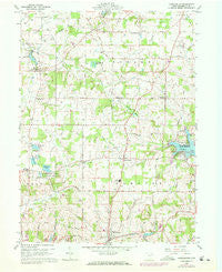 Hanoverton Ohio Historical topographic map, 1:24000 scale, 7.5 X 7.5 Minute, Year 1959