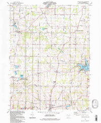 Hanoverton Ohio Historical topographic map, 1:24000 scale, 7.5 X 7.5 Minute, Year 1994