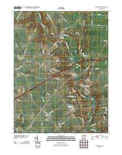 Harrisburg Ohio Historical topographic map, 1:24000 scale, 7.5 X 7.5 Minute, Year 2010