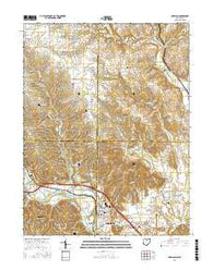 Harrison Ohio Current topographic map, 1:24000 scale, 7.5 X 7.5 Minute, Year 2016