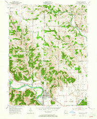 Harrison Ohio Historical topographic map, 1:24000 scale, 7.5 X 7.5 Minute, Year 1955