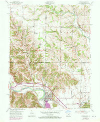Harrison Ohio Historical topographic map, 1:24000 scale, 7.5 X 7.5 Minute, Year 1955
