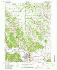 Harrison Ohio Historical topographic map, 1:24000 scale, 7.5 X 7.5 Minute, Year 1955