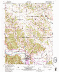 Harrison Ohio Historical topographic map, 1:24000 scale, 7.5 X 7.5 Minute, Year 1992