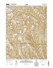 Harrisville Ohio Historical topographic map, 1:24000 scale, 7.5 X 7.5 Minute, Year 2013