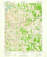 Harrisville Ohio Historical topographic map, 1:24000 scale, 7.5 X 7.5 Minute, Year 1960