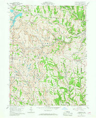 Harrisville Ohio Historical topographic map, 1:24000 scale, 7.5 X 7.5 Minute, Year 1960