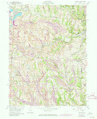 Harrisville Ohio Historical topographic map, 1:24000 scale, 7.5 X 7.5 Minute, Year 1960