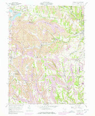 Harrisville Ohio Historical topographic map, 1:24000 scale, 7.5 X 7.5 Minute, Year 1960