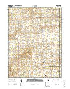 Harrod Ohio Historical topographic map, 1:24000 scale, 7.5 X 7.5 Minute, Year 2013