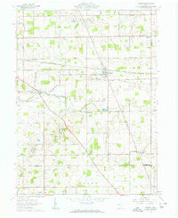 Harrod Ohio Historical topographic map, 1:24000 scale, 7.5 X 7.5 Minute, Year 1961