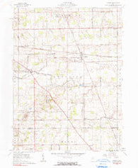 Harrod Ohio Historical topographic map, 1:24000 scale, 7.5 X 7.5 Minute, Year 1961