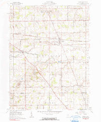 Harrod Ohio Historical topographic map, 1:24000 scale, 7.5 X 7.5 Minute, Year 1961