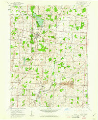 Hartville Ohio Historical topographic map, 1:24000 scale, 7.5 X 7.5 Minute, Year 1960