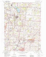 Hartville Ohio Historical topographic map, 1:24000 scale, 7.5 X 7.5 Minute, Year 1960