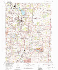 Hartville Ohio Historical topographic map, 1:24000 scale, 7.5 X 7.5 Minute, Year 1960