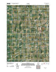 Helena Ohio Historical topographic map, 1:24000 scale, 7.5 X 7.5 Minute, Year 2010