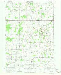 Helena Ohio Historical topographic map, 1:24000 scale, 7.5 X 7.5 Minute, Year 1969