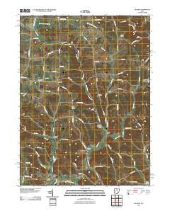 Hickman Ohio Historical topographic map, 1:24000 scale, 7.5 X 7.5 Minute, Year 2010