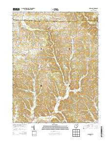 Hickman Ohio Historical topographic map, 1:24000 scale, 7.5 X 7.5 Minute, Year 2013