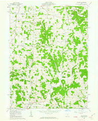 Hickman Ohio Historical topographic map, 1:24000 scale, 7.5 X 7.5 Minute, Year 1961