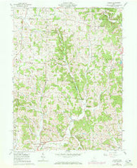 Hickman Ohio Historical topographic map, 1:24000 scale, 7.5 X 7.5 Minute, Year 1961