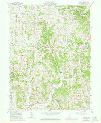 Hickman Ohio Historical topographic map, 1:24000 scale, 7.5 X 7.5 Minute, Year 1961
