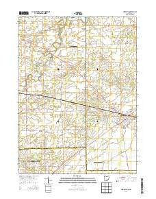 Hicksville Ohio Historical topographic map, 1:24000 scale, 7.5 X 7.5 Minute, Year 2013